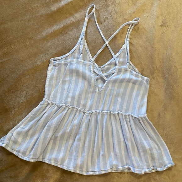 Blue and white cami blouse - Picture 7 of 8